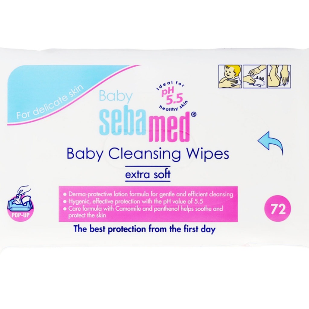 Sebamed Baby Cleansing Wipes 72's - Easy Pharmacy LLC