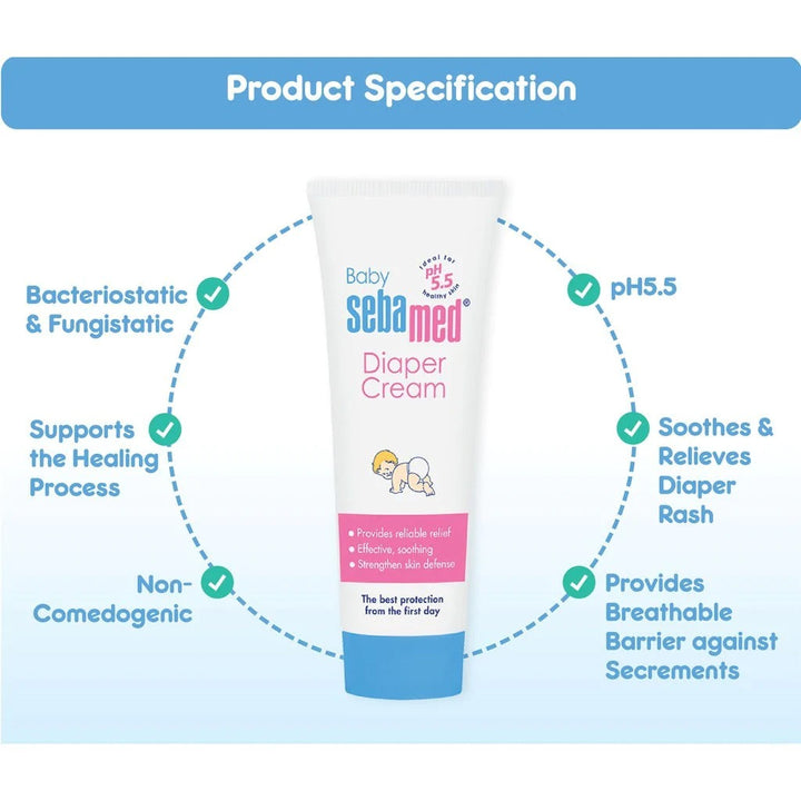 Sebamed Baby Diaper Rash Cream 200 mL - Easy Pharmacy LLC