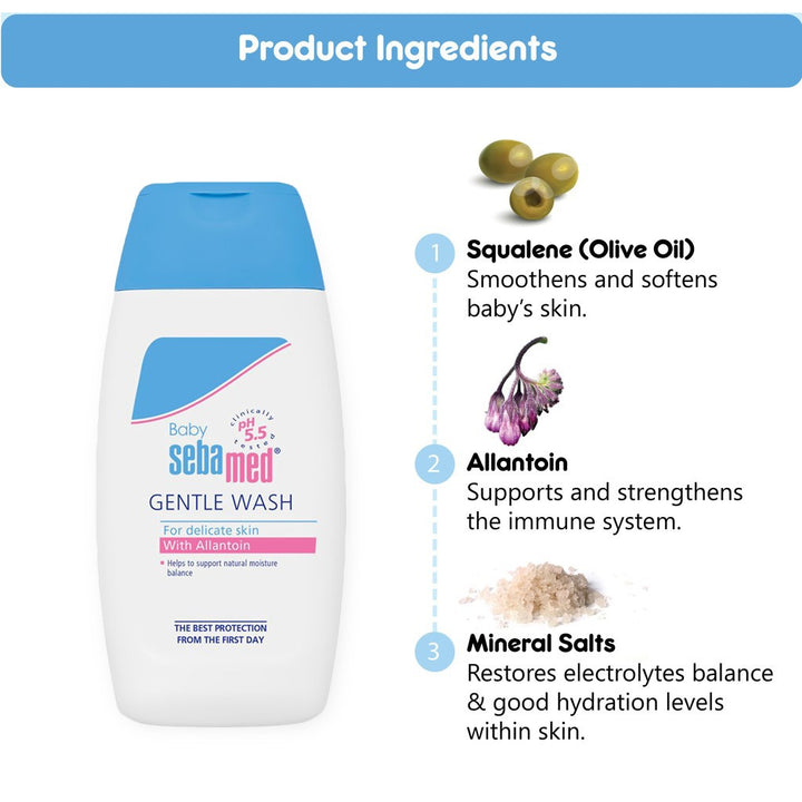 Sebamed Baby Gentle Wash 200 mL - Easy Pharmacy LLC