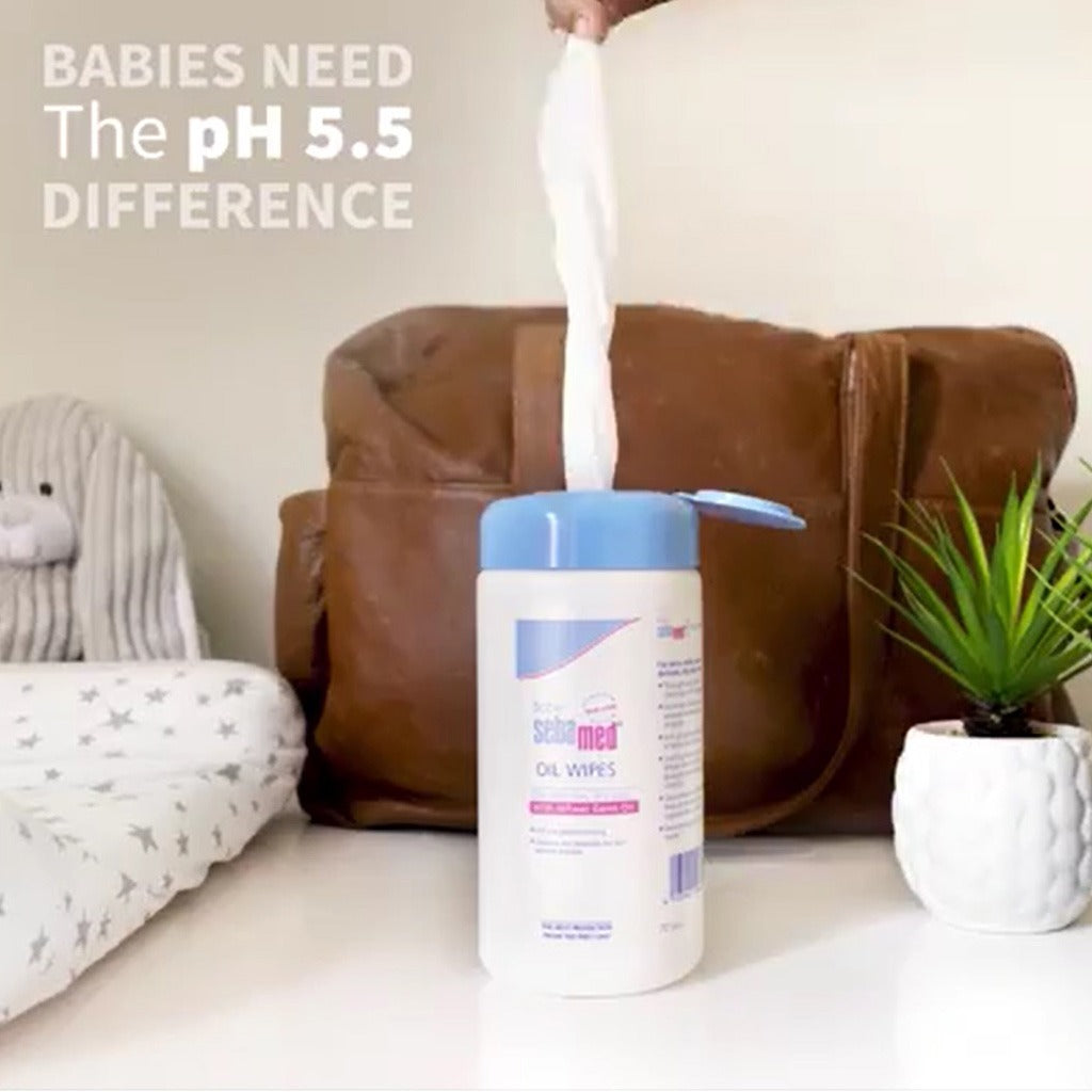 Sebamed Baby Oil Wipes 70's - Easy Pharmacy LLC