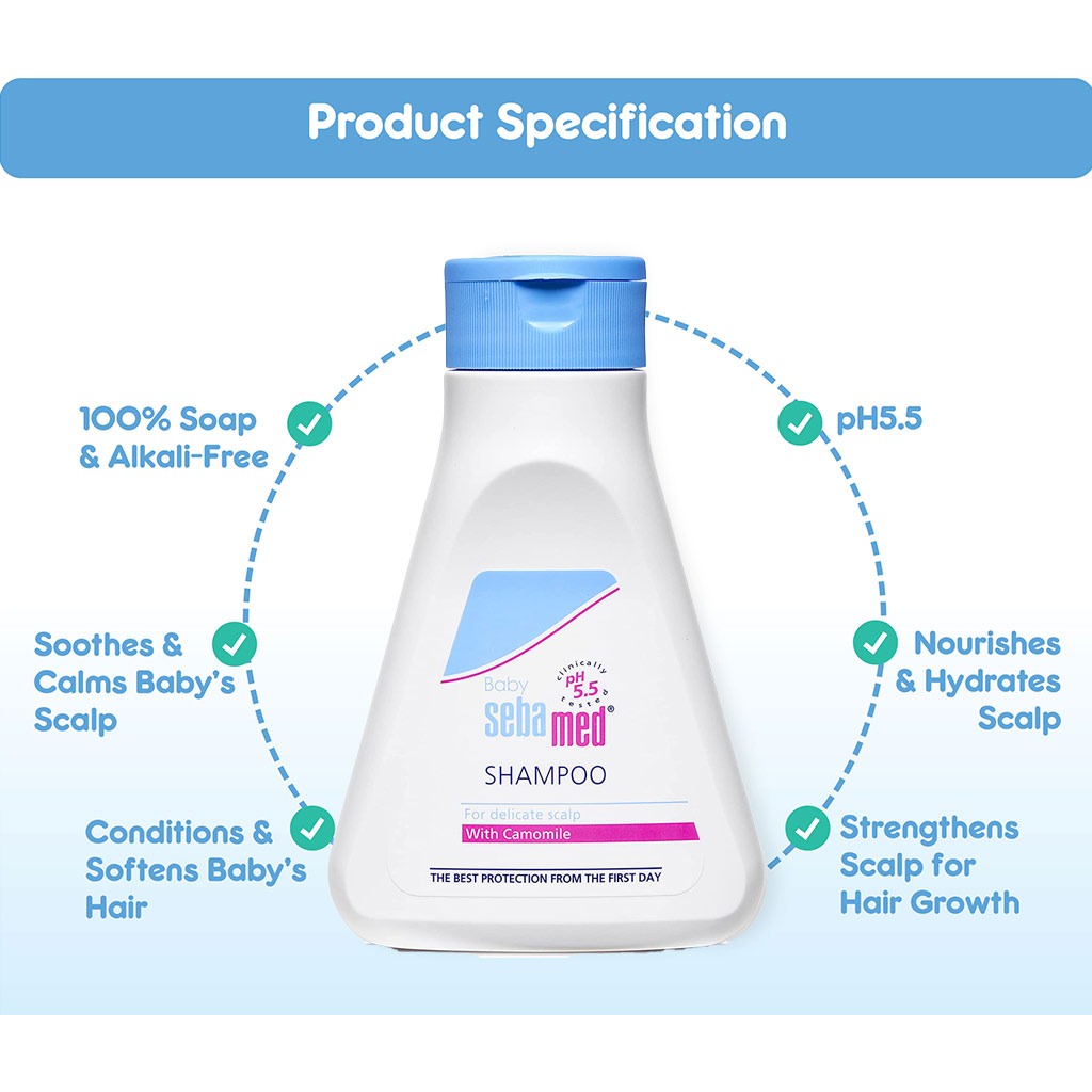 Sebamed Baby Shampoo 150 mL - Easy Pharmacy LLC