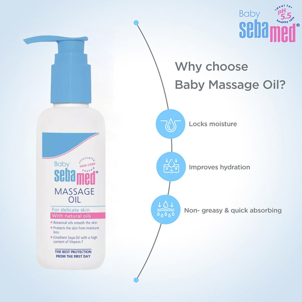 Sebamed Baby Soothing Massage Oil 150 mL - Easy Pharmacy LLC