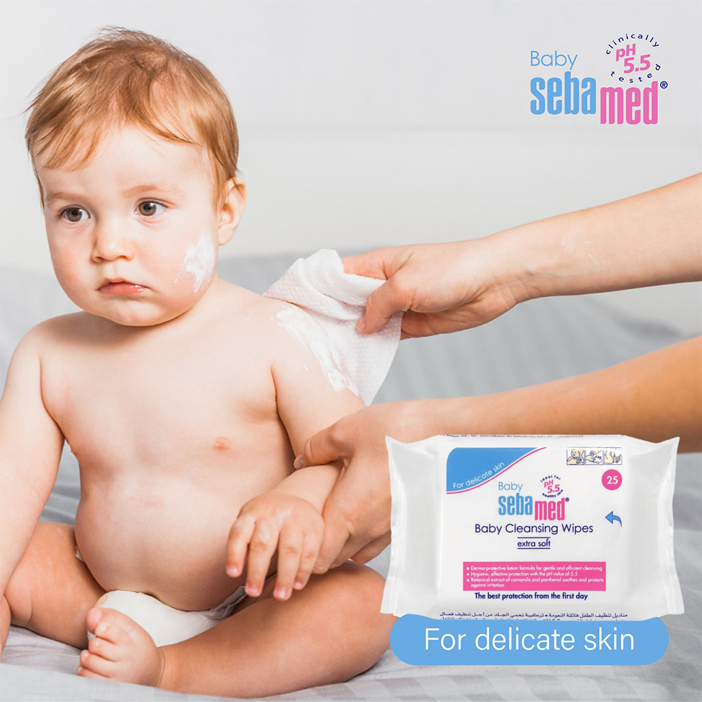 Sebamed Baby Cleansing Wipes 25's - Easy Pharmacy LLC