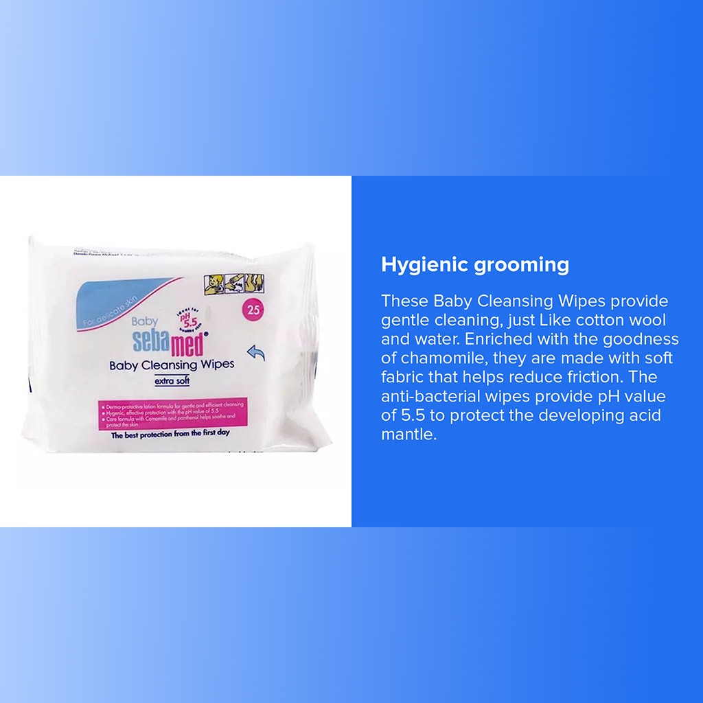 Sebamed Baby Cleansing Wipes 25's - Easy Pharmacy LLC