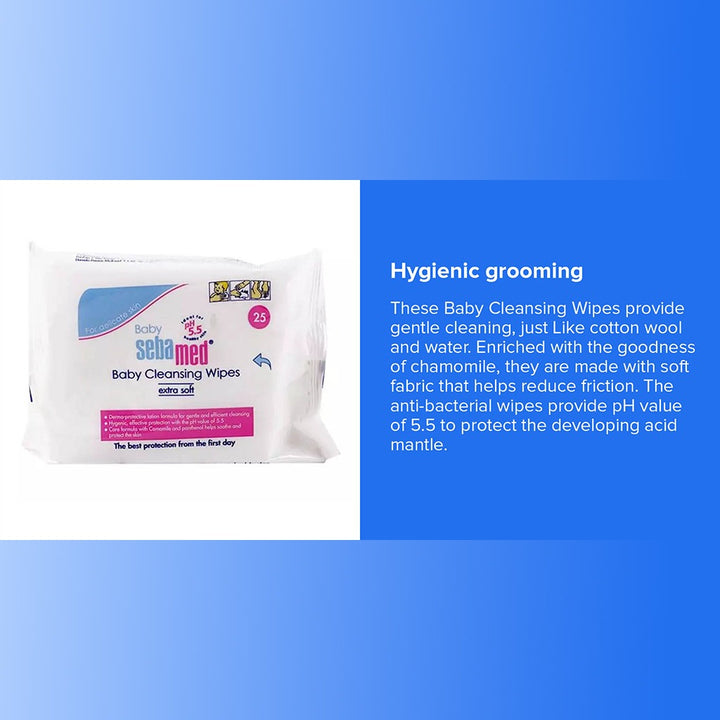 Sebamed Baby Cleansing Wipes 25's - Easy Pharmacy LLC