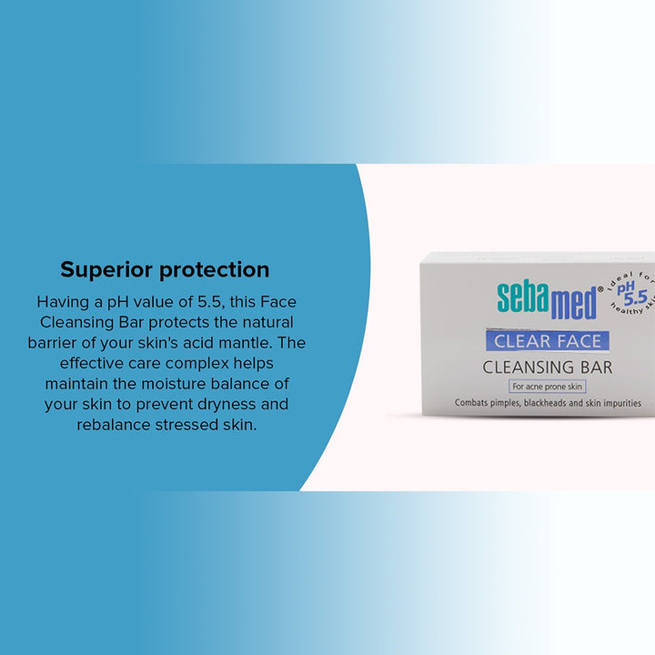 Sebamed Clear Face Cleansing Bar 100 g - Easy Pharmacy LLC