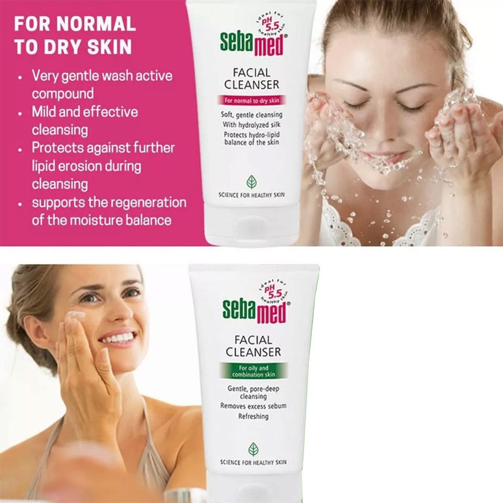 Sebamed Facial Cleanser For Normal To Dry Skin 150ML - Easy Pharmacy LLC