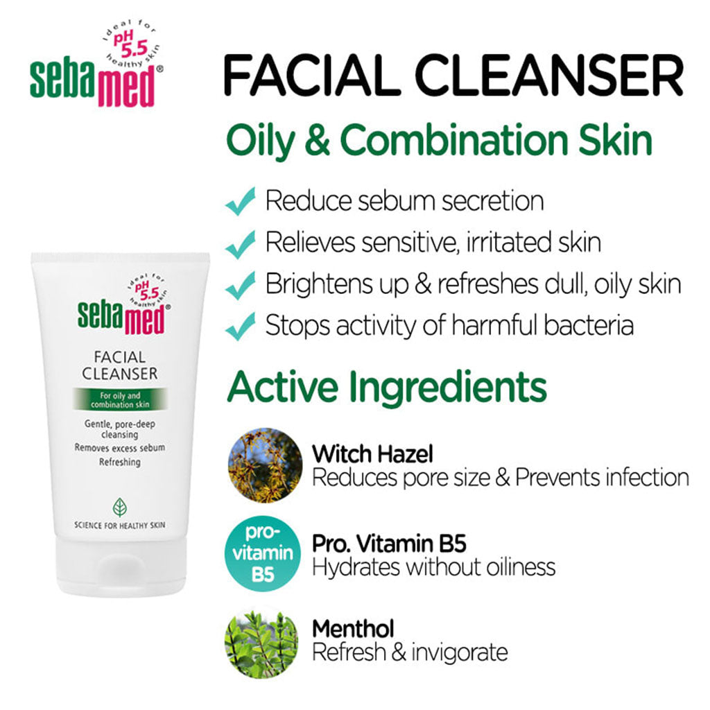 Sebamed Facial Cleanser for Oily and Combination Skin 150 mL - Easy Pharmacy LLC