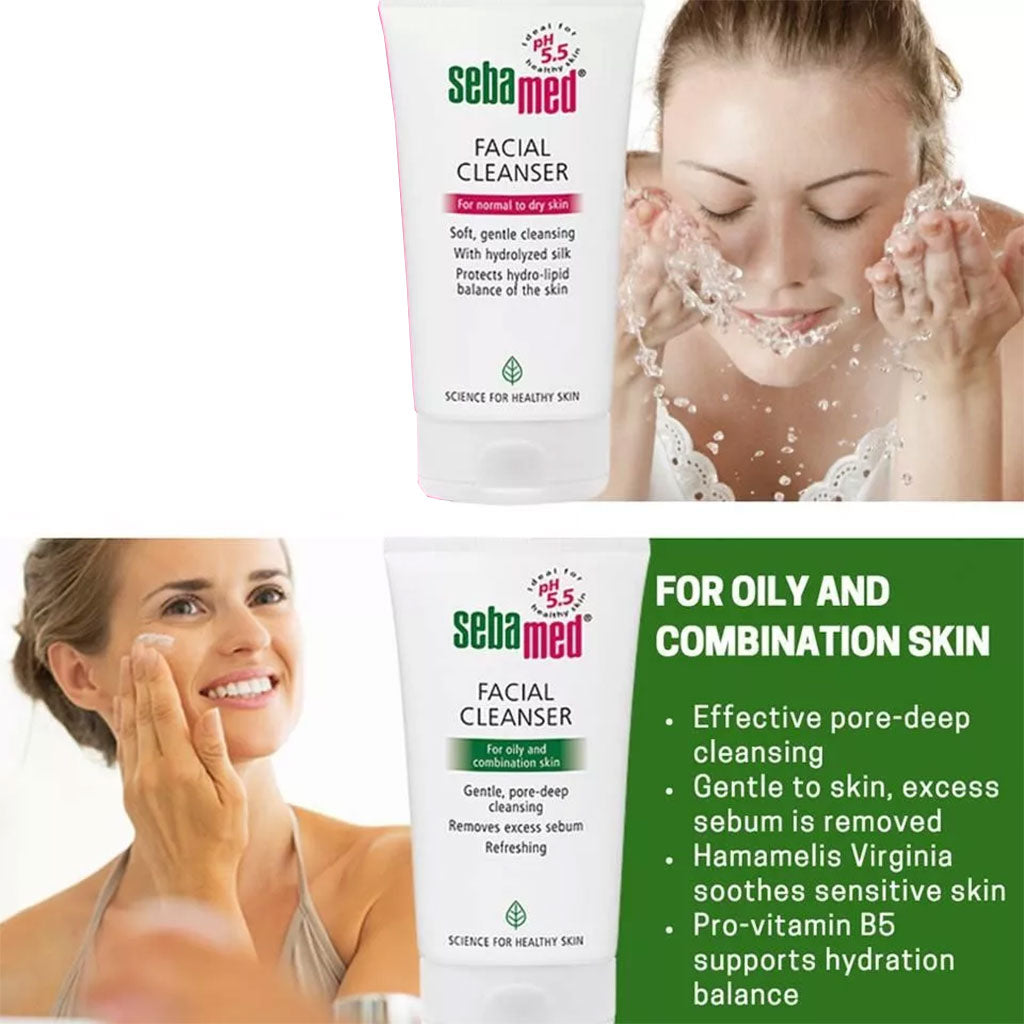 Sebamed Facial Cleanser for Oily and Combination Skin 150 mL - Easy Pharmacy LLC