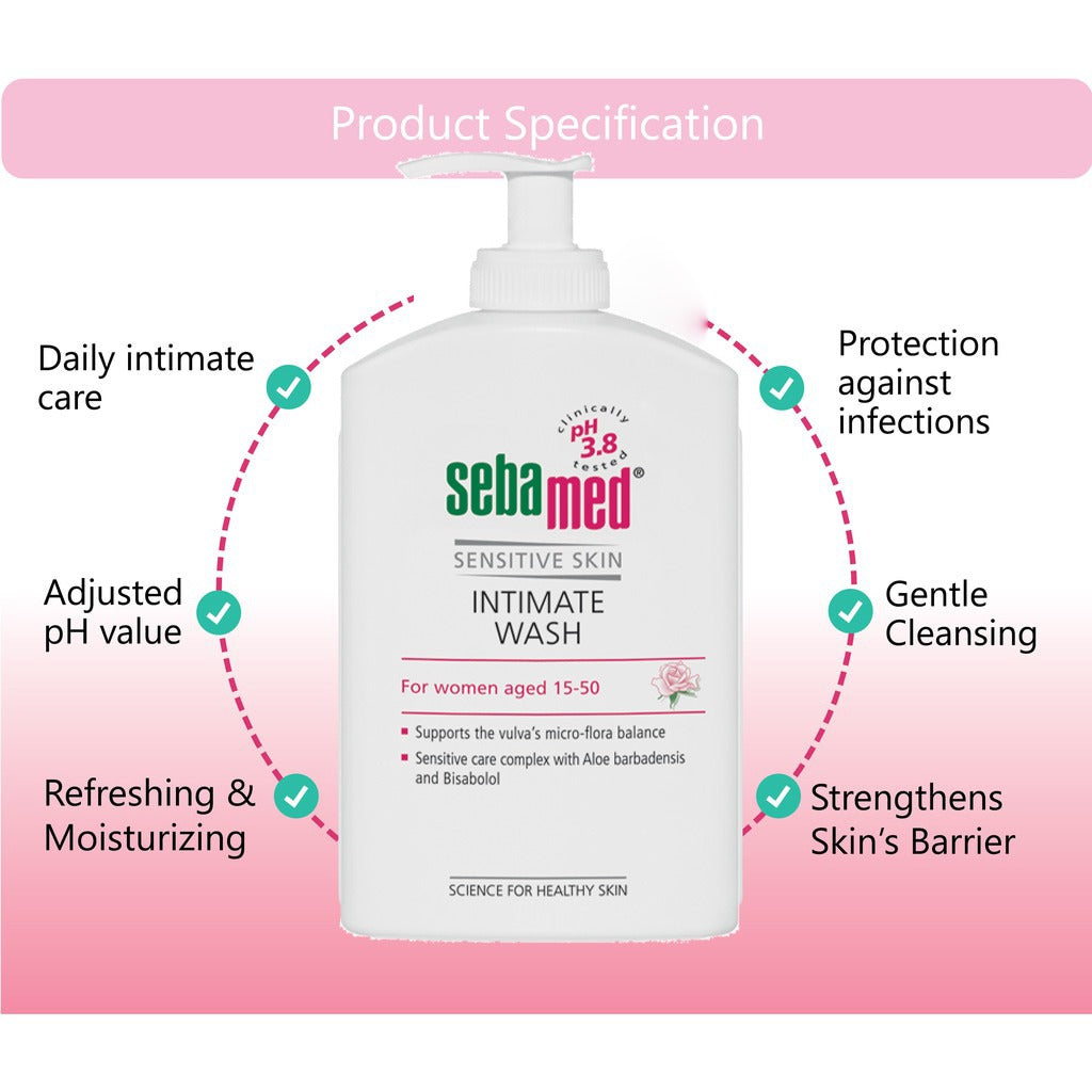 Sebamed Feminine Intimate Wash pH 3.8 200 mL - Easy Pharmacy LLC