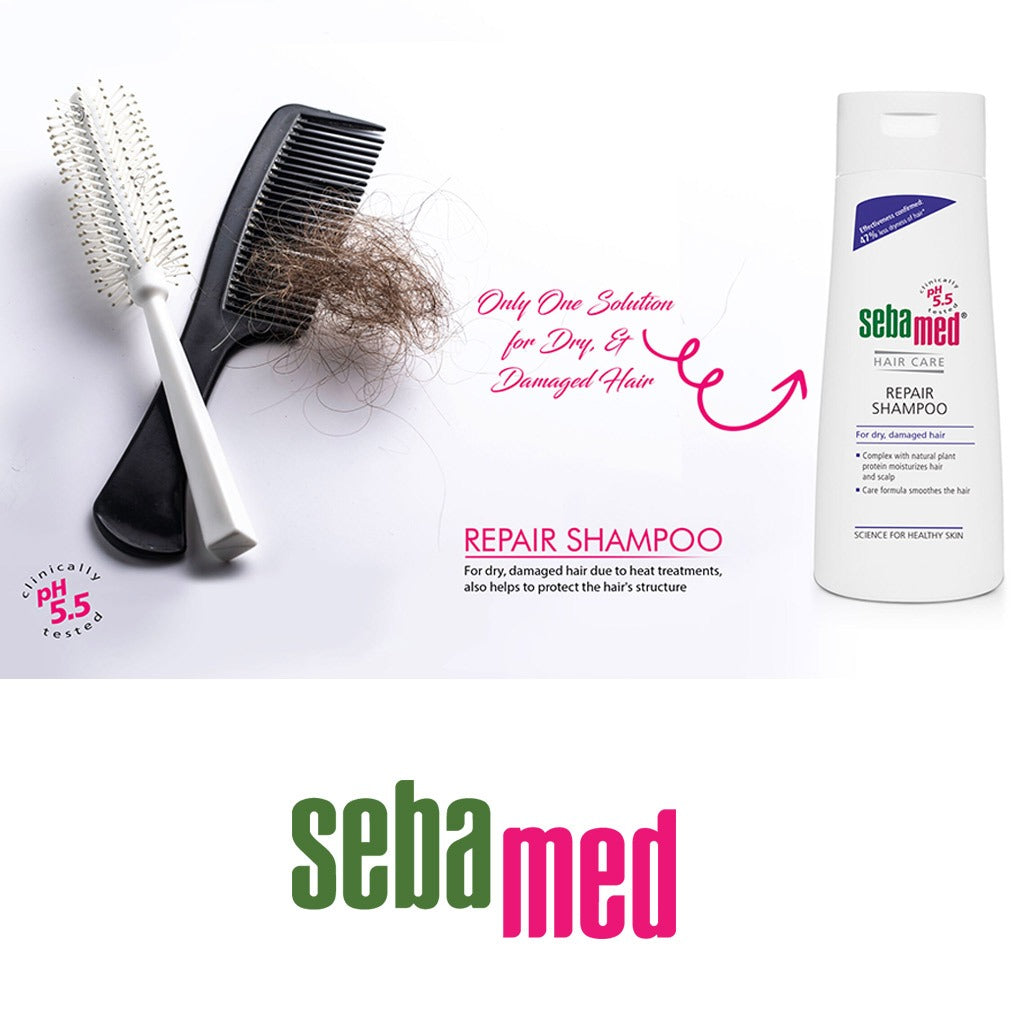 Sebamed Hair Repair Shampoo 200 mL - Easy Pharmacy LLC