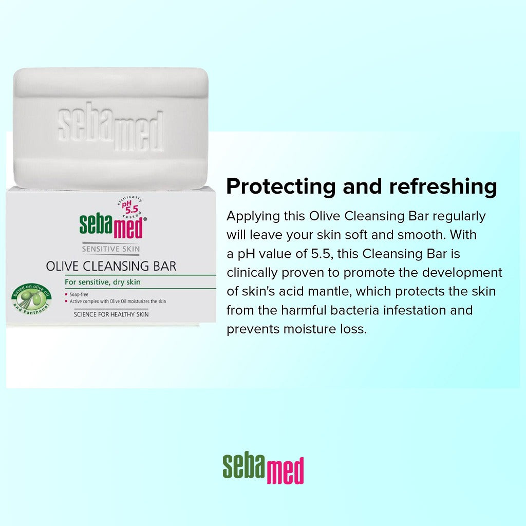 Sebamed Olive Cleansing Bar 150 g - Easy Pharmacy LLC