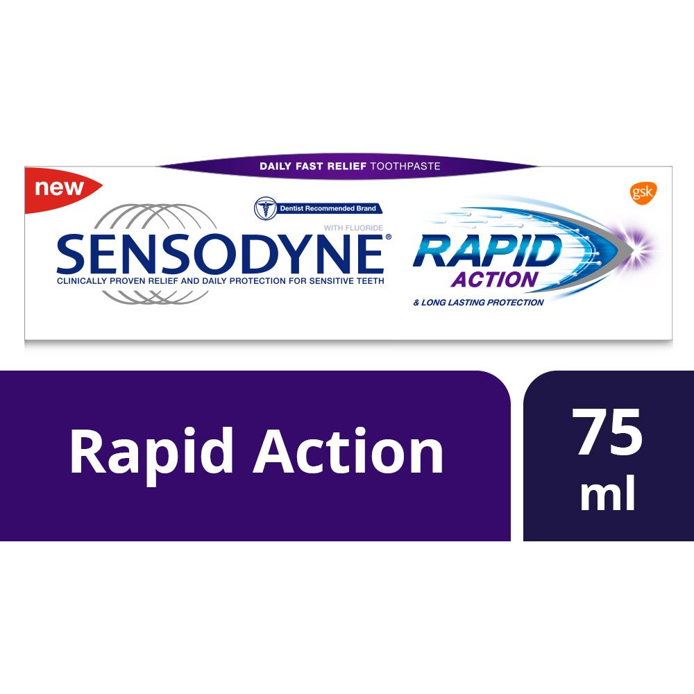 Sensodyne Rapid Action Toothpaste 75 mL - Easy Pharmacy LLC