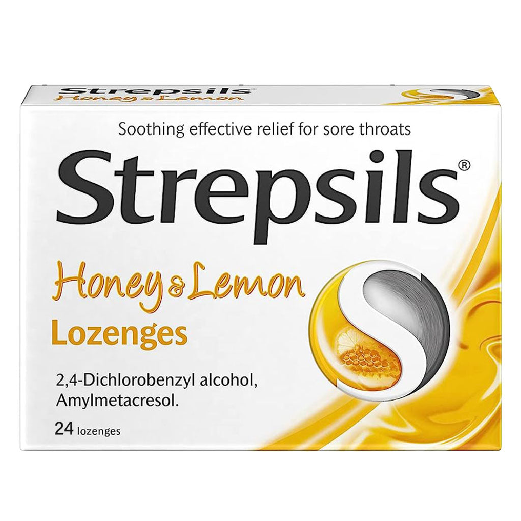 Strepsils Honey & Lemon Lozenges 24's - Easy Pharmacy LLC