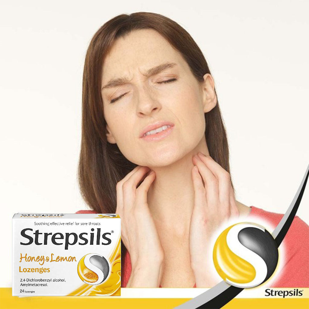 Strepsils Honey & Lemon Lozenges 24's - Easy Pharmacy LLC