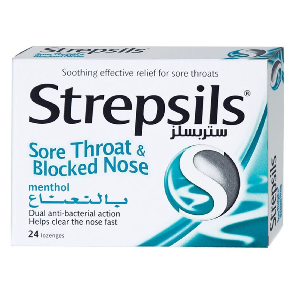 Strepsils Menthol Lozenges 24's - Easy Pharmacy LLC
