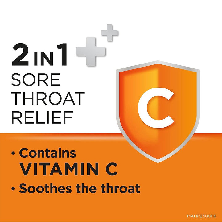 Strepsils Orange With Vitamin C 100 mg Lozenges 24's - Easy Pharmacy LLC