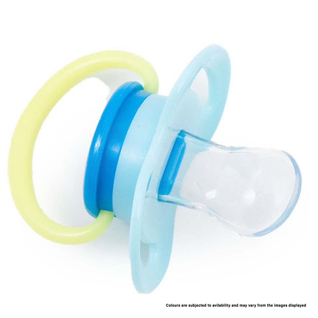 Bebecom Thumb Shaped Pacifier With Chain - Assorted Coloures, Pack of 1's - Easy Pharmacy LLC