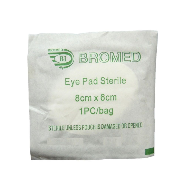 Bromed Eye Pad Sterile 8 cm x 6 cm 50’s - Easy Pharmacy LLC