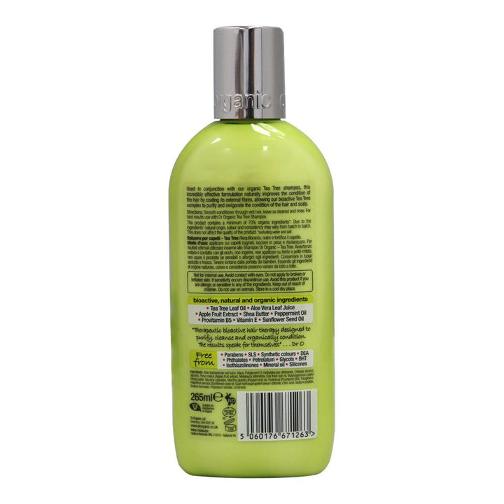 Dr. Organic Tea Tree Conditioner 265 mL - Easy Pharmacy LLC