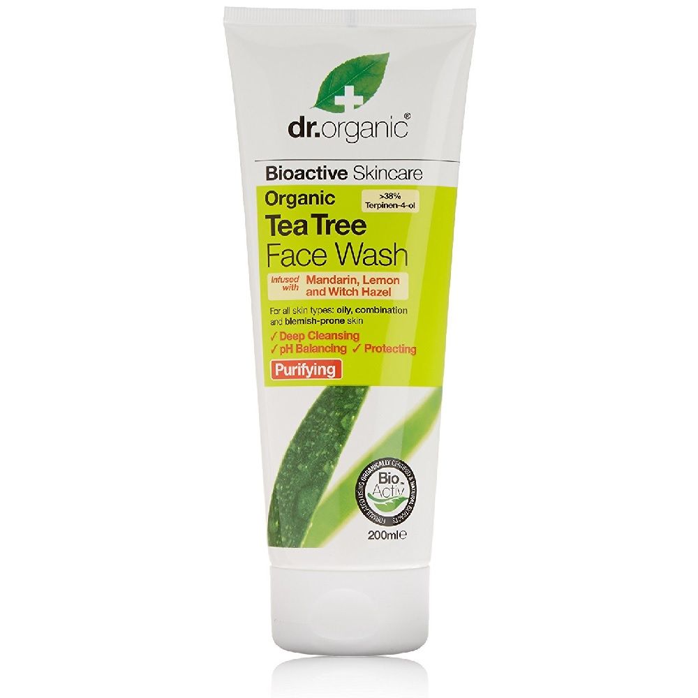 Dr. Organic Tea Tree Face Wash 200 mL - Easy Pharmacy LLC