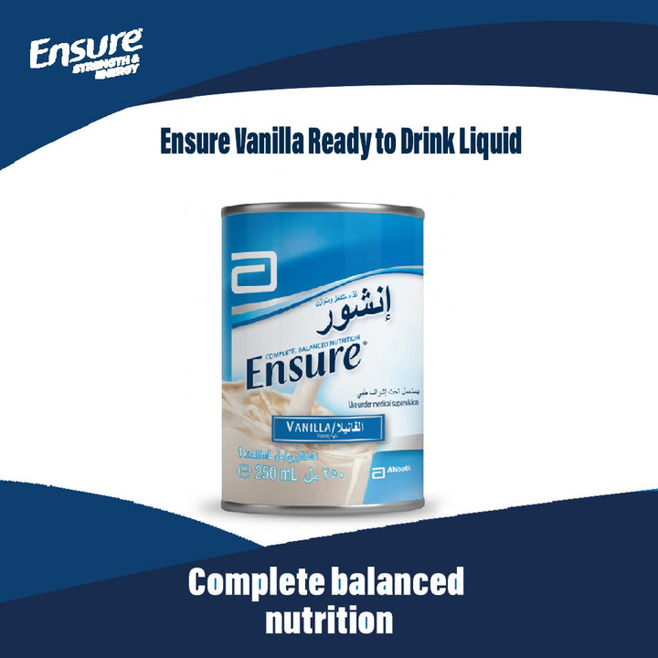 Ensure Vanilla Ready to Drink Liquid 250 mL - Easy Pharmacy LLC