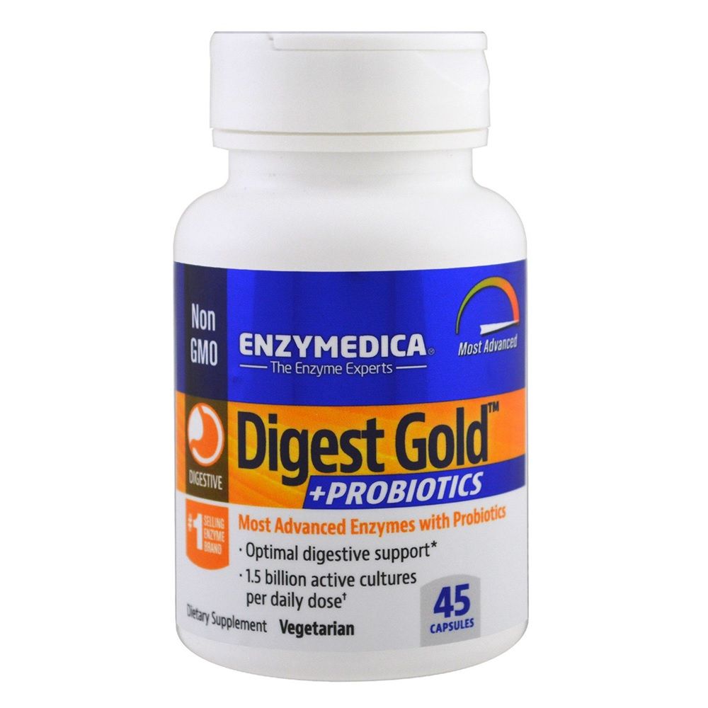 Enzymedica Digest Gold + Probiotics Capsules 45's - Easy Pharmacy LLC