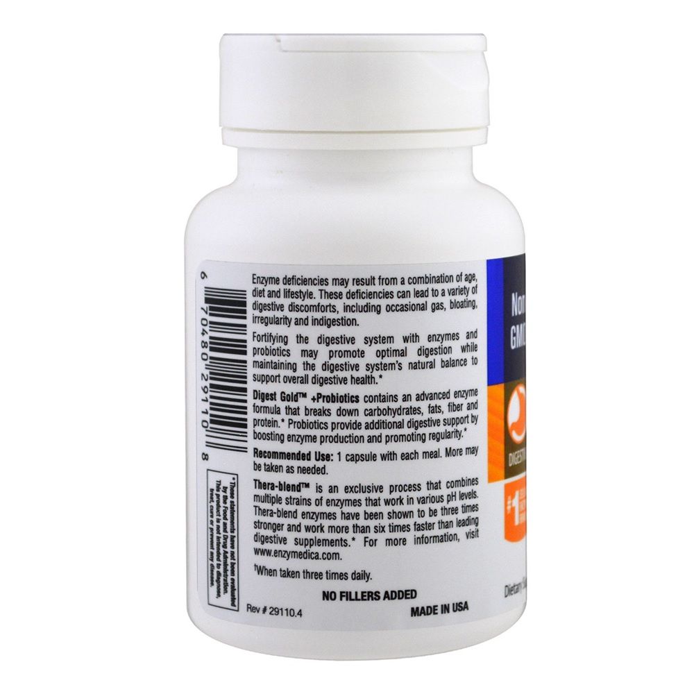 Enzymedica Digest Gold + Probiotics Capsules 45's - Easy Pharmacy LLC