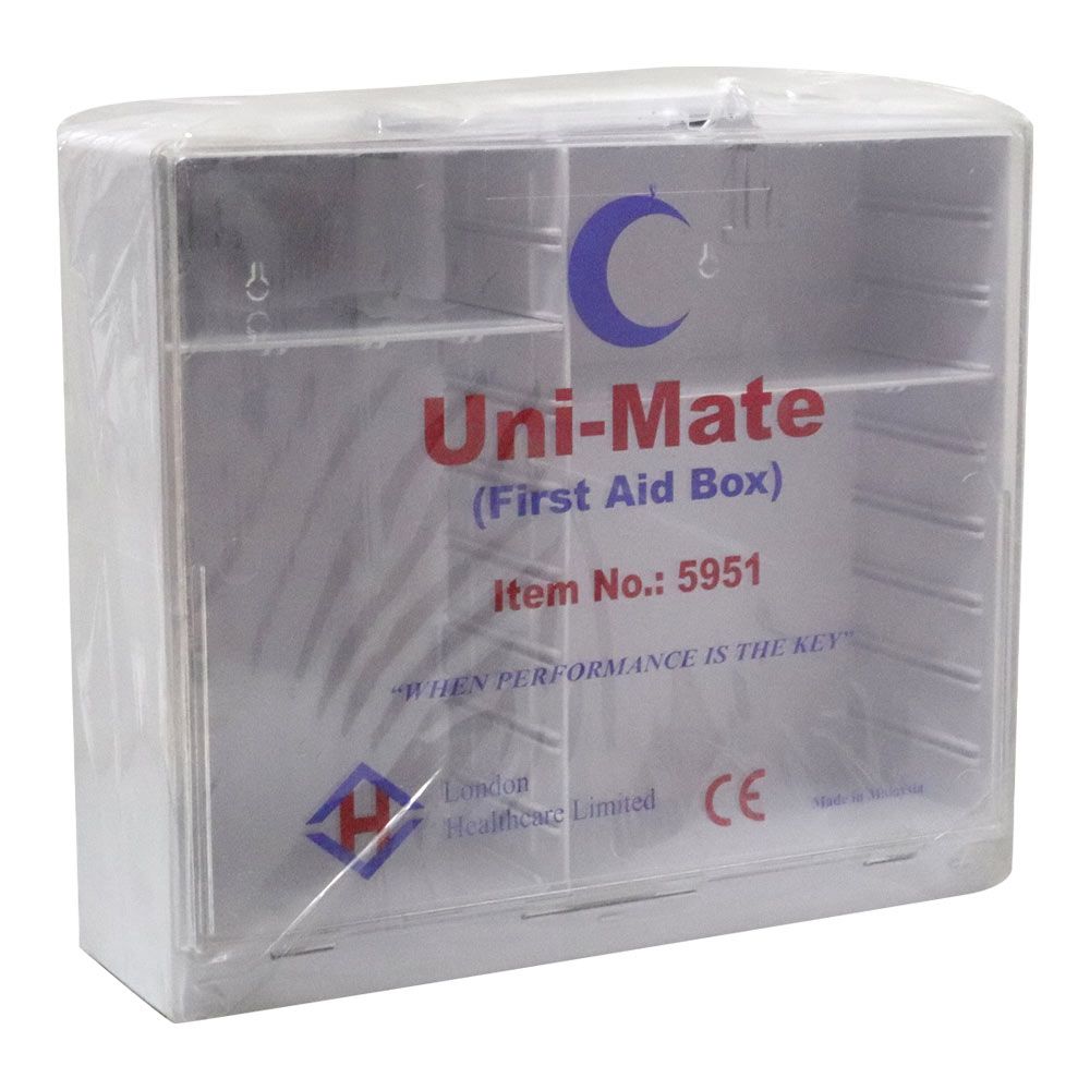 First Aid Box Trans ABS Medium - Easy Pharmacy LLC