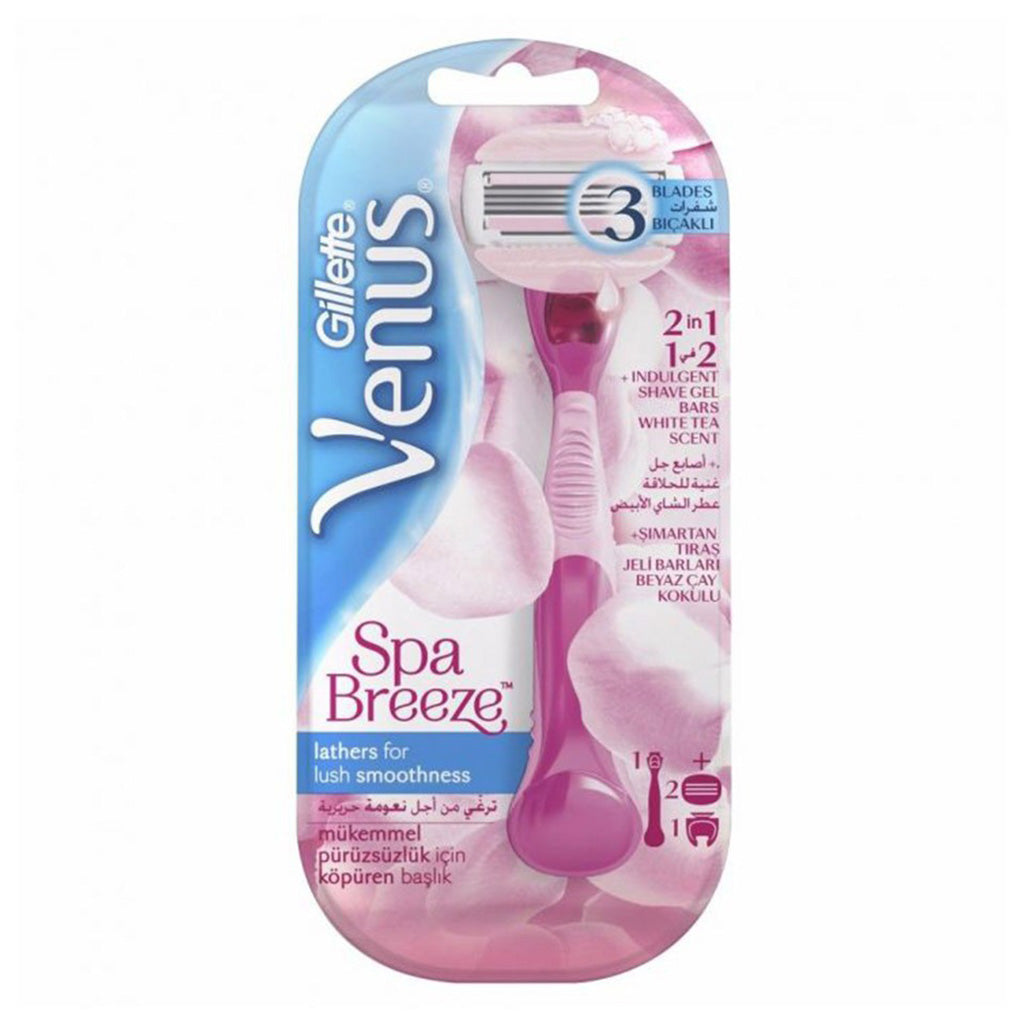 Gillette Venus Spa Breeze Women's Razor, Pack of 1's - Easy Pharmacy LLC