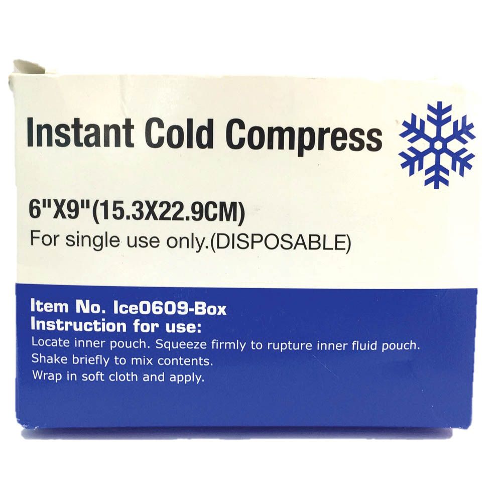 Instant Cold Compress Pack 15.3 cm x 22.9 cm - Easy Pharmacy LLC