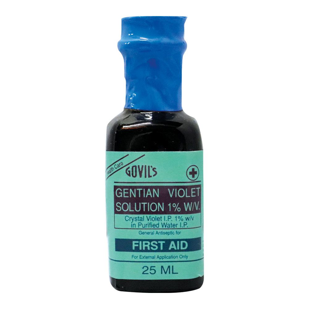 Govil's Gentian Violet First Aid Antispetic Solution 25ml - Easy Pharmacy LLC
