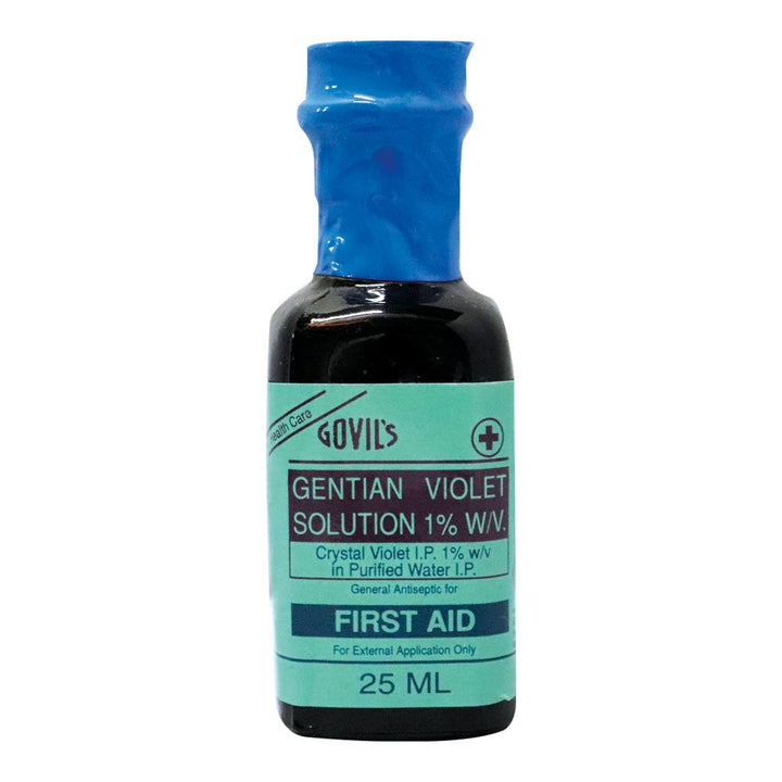 Govil's Gentian Violet First Aid Antispetic Solution 25ml - Easy Pharmacy LLC