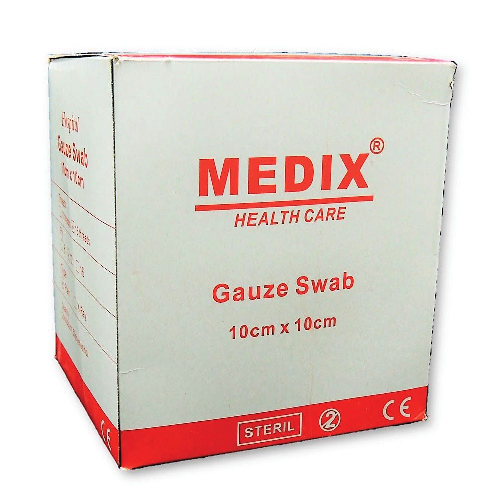 Medix Sterile Gauze Swab 10 cm x 10 cm 50's - Easy Pharmacy LLC