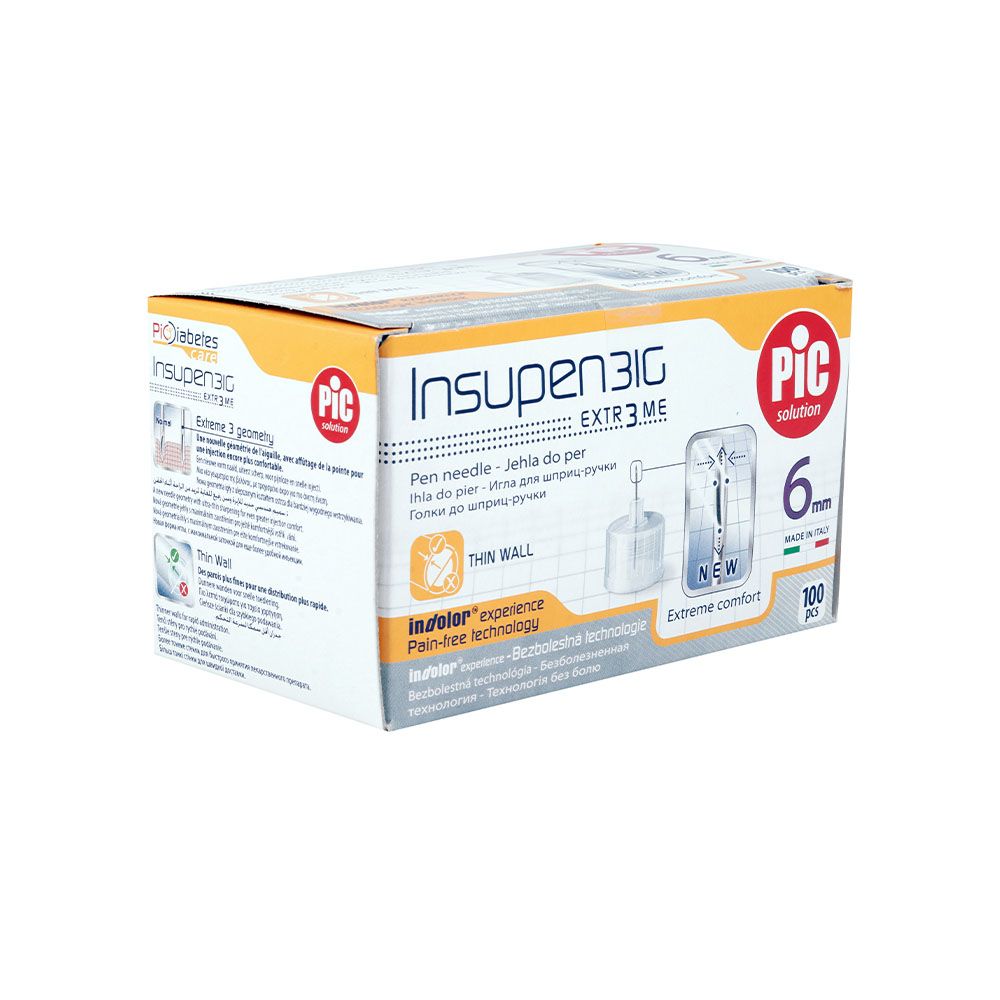 Pic Insupen Insulin Needles G31 6 mm 100's - Easy Pharmacy LLC