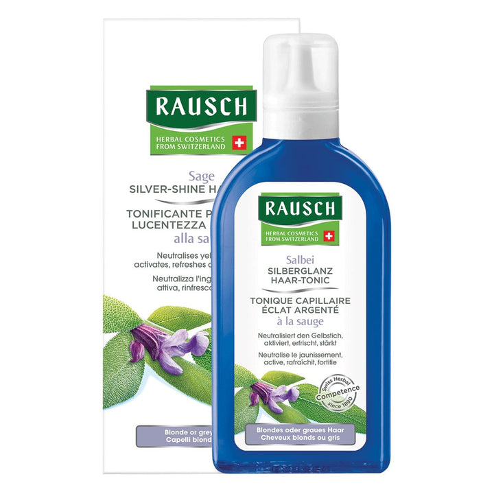 Rausch Swiss Sage Silver Shine Hair Tonic For Blonde or Grey Hair 200 mL - Easy Pharmacy LLC