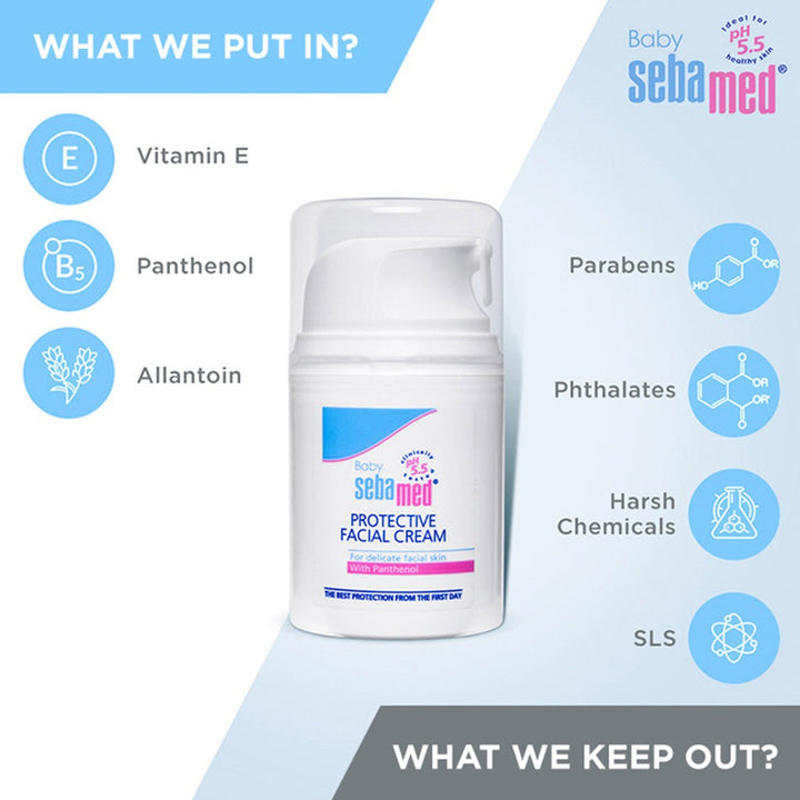 Sebamed Baby Protective Facial Cream 50 mL - Easy Pharmacy LLC