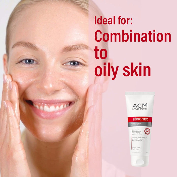 ACM Sebionex Cleansing Gel For Oily And Acne-Prone Skin 200ml - Easy Pharmacy LLC