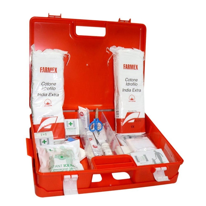 Sicurmed Orange First Aid Box Filled - Easy Pharmacy LLC