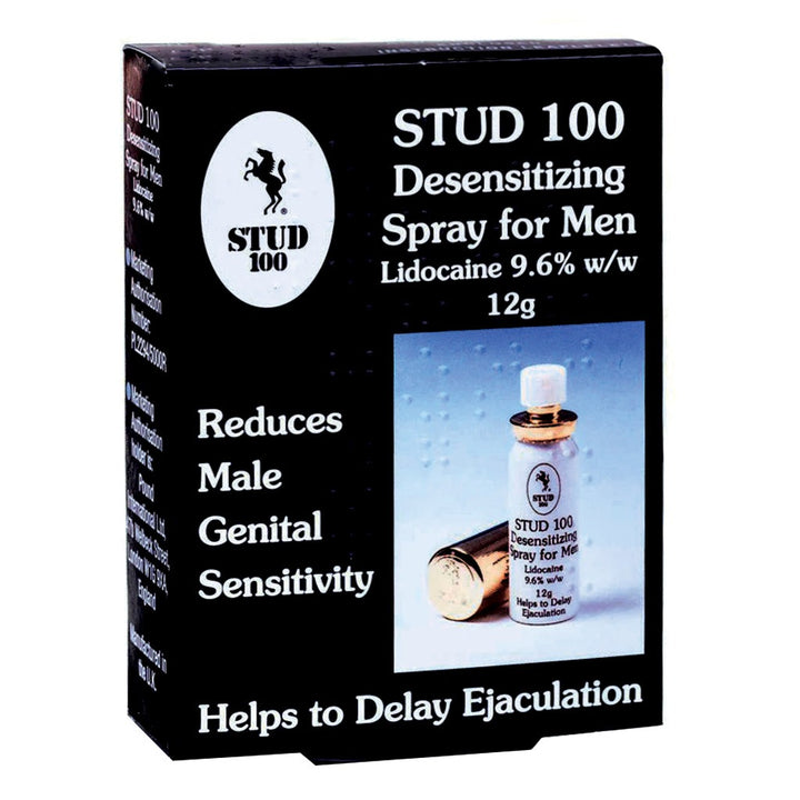 Stud 100 Men’s Delay Spray – Personal Care Desensitizing Formula 12 g