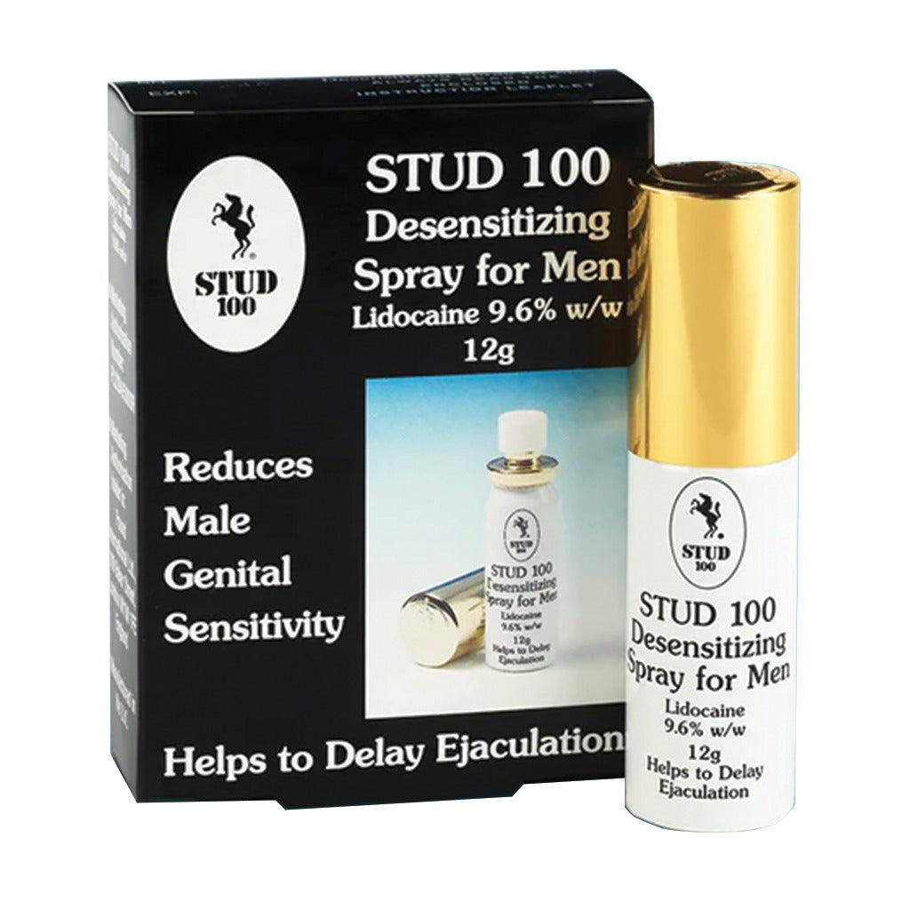 Stud 100 Men’s Delay Spray – Personal Care Desensitizing Formula 12 g