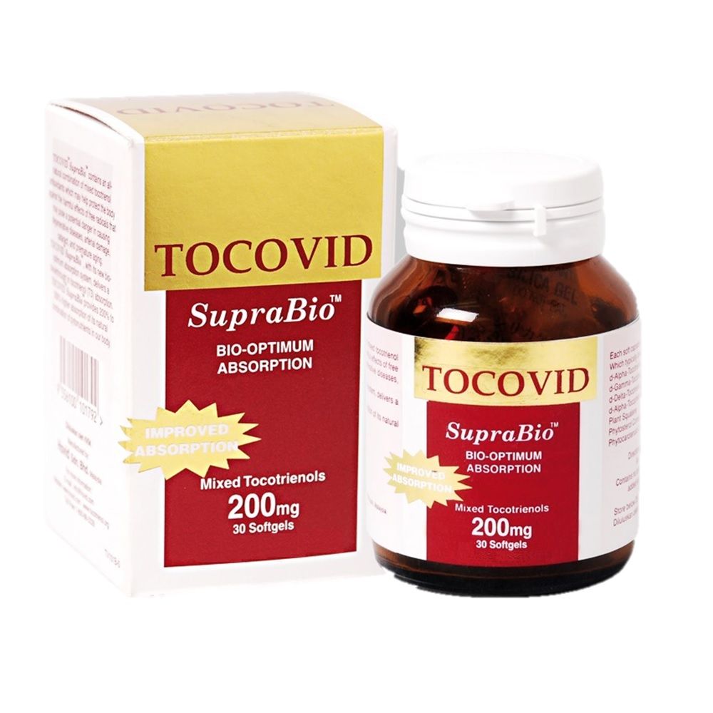 Tocovid SupraBio 200mg Softgels With Vitamin E, Pack of 30's - Easy Pharmacy LLC