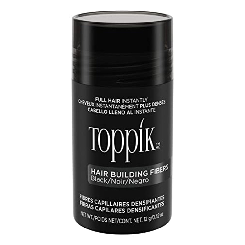 Toppik Hair Building Fibers Black 12 g - Easy Pharmacy LLC