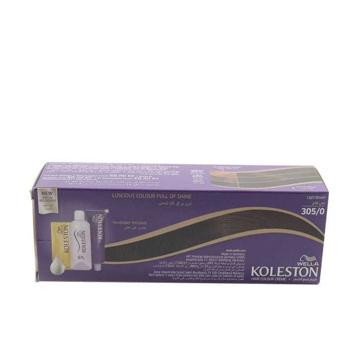 Wella Koleston Hair Color Cream Light Brown 305/0 - Easy Pharmacy LLC