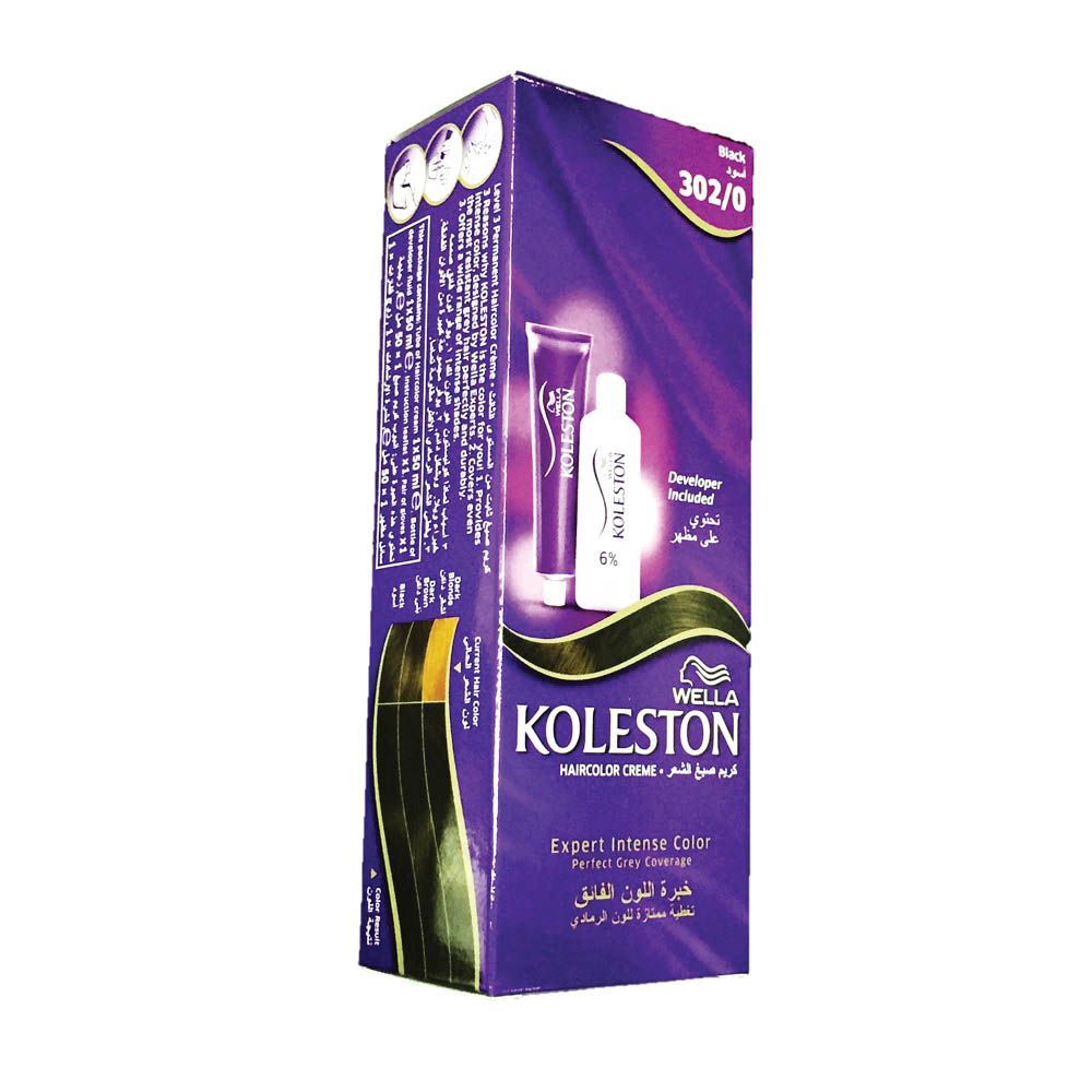 Wella Koleston Hair Color Cream Black 302/0 - Easy Pharmacy LLC
