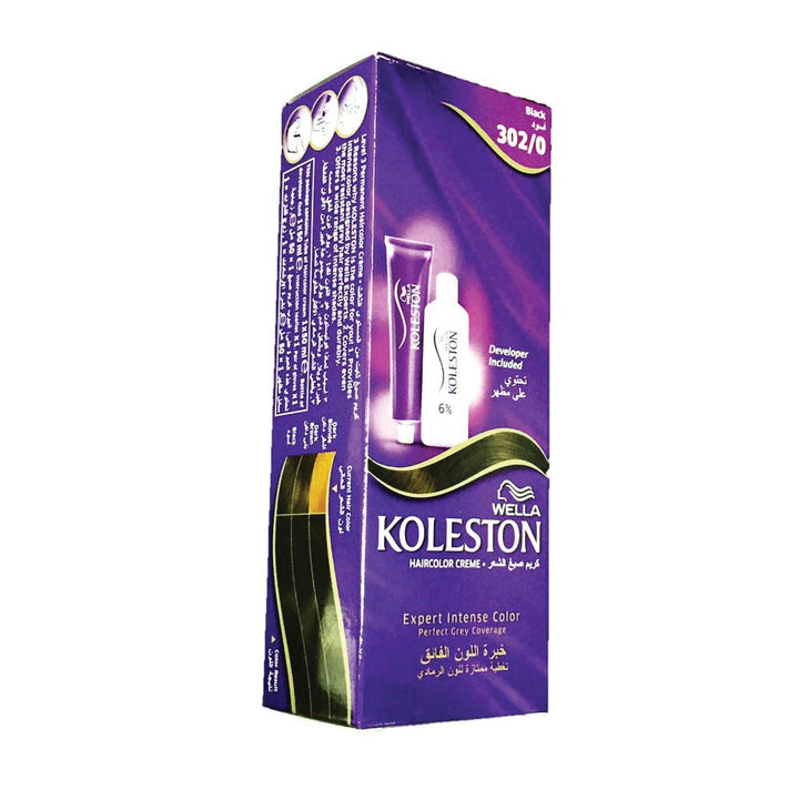 Wella Koleston Hair Color Cream Black 302/0 - Easy Pharmacy LLC
