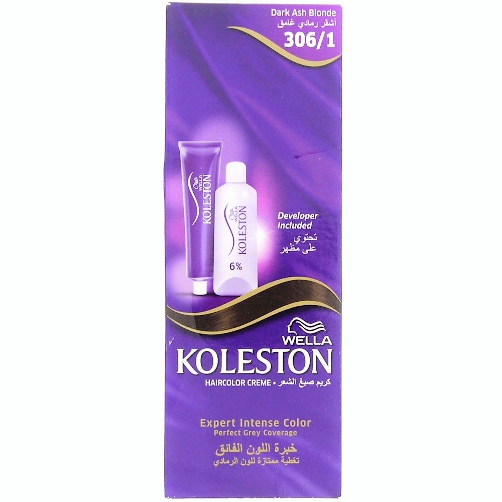 Wella Koleston Hair Color Cream Dark Ash Blonde 306/1 - Easy Pharmacy LLC