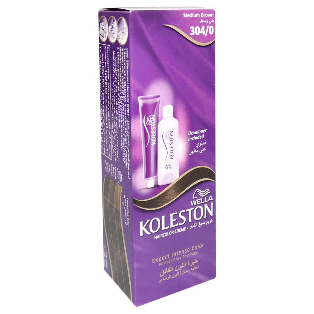Wella Koleston Hair Color Cream Medium Brown 304/0 - Easy Pharmacy LLC