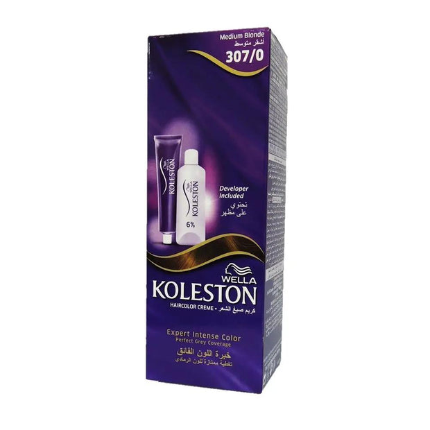 Wella Koleston Hair Color Cream Medium Blonde 307/0