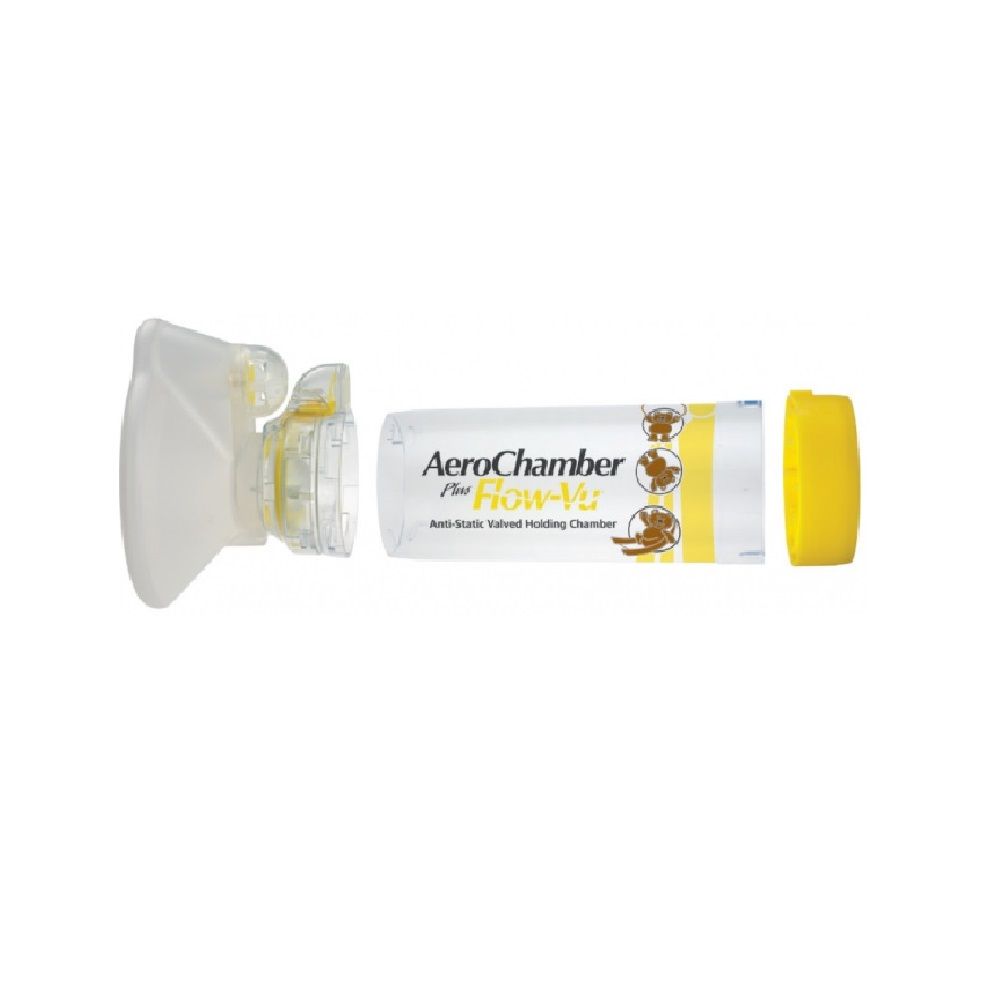 AeroChamber Plus Flow-Vu Chamber Medium Mask - Easy Pharmacy LLC